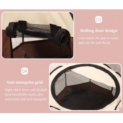 Portable pet tent - foldable playpen - outdoor / indoorBeds & mats