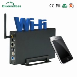 Aluminum external case - Nas WiFi router - repeater - 300mbps - HDD3.5 Sata to USB 3.0 enclosureHDD case