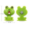 Resin fridge magnets - green frogs - yellow bees - 6 piecesFridge magnets