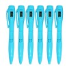Colorful ball pens - with electronic watch - refills - 6 piecesPens & Pencils