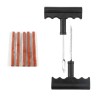 Car tire - repair kit - rubber strips - needle tool - toolsTire repair parts