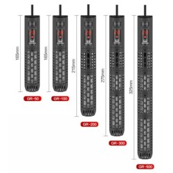 Aquarium submersible heater - LCD display - adjustable - constant temperature controlAquarium
