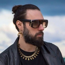 Big square sunglasses - retro / punk styleSunglasses