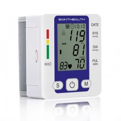 Electronic wrist blood pressure monitor - LCD digital monitorBlood pressure meters