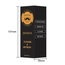 Professional beard care set - cream - oil - comb - scissors - 6 piecesBeard