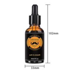 Professional beard care set - cream - oil - comb - scissors - 6 piecesBeard