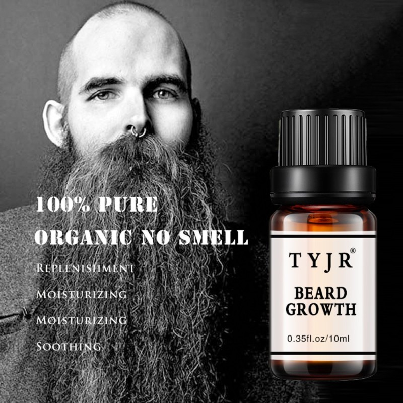 Beard growth essence - organic oil - anti beard hair loss - 10 mlBeard