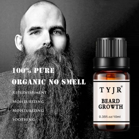 Beard growth essence - organic oil - anti beard hair loss - 10 mlBeard