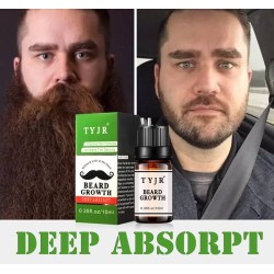 Beard growth essence - organic oil - anti beard hair loss - 10 mlBeard