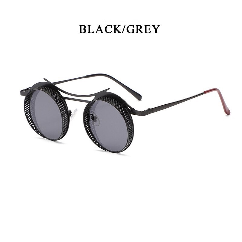Steampunk round sunglasses - metal frame - unisexSunglasses