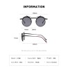 Steampunk round sunglasses - metal frame - unisexSunglasses