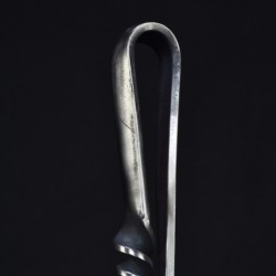 9.3 inch chopping knife - kitchen - hunting - wood cutter - handmade forged steel - tiger designSteel