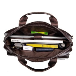 Business shoulder bag - genuine leather - large capacityBags