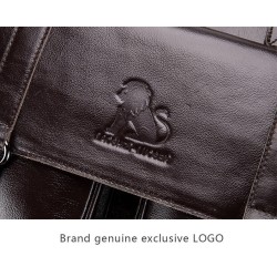 Business shoulder bag - genuine leather - large capacityBags