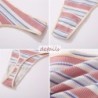 Colorful striped cotton thongs - low waist - 3 piecesLingerie