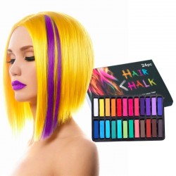 Temporary hair dye - chalk - hair crayon - 24 coloursHair dye