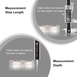 Digital vernier - electronic caliper - micrometer - depth measuring tool - stainless steelCalipers