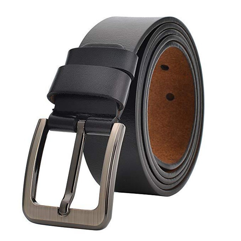 Genuine leather belt - metal buckle - large sizesBelts