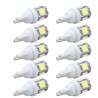 LED car bulb - DC 12V - T10 5050 W5W - 10 piecesT10