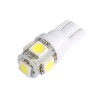 LED car bulb - DC 12V - T10 5050 W5W - 10 piecesT10