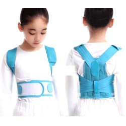 Children posture corrector - adjustable belt - orthopedic corset - blueKids