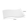 Waves shape mirror - wall sticker - self adhesive tiles - 6 piecesWall stickers