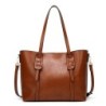 Elegant leather shoulder bag - large capacityHandbags