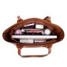 Elegant leather shoulder bag - large capacityHandbags