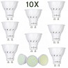 GU10 LED spotlight bulbs - 110V 220V 24V - 4W - 6W - 8W - 10 piecesGU10