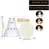 GU10 LED spotlight bulbs - 110V 220V 24V - 4W - 6W - 8W - 10 piecesGU10