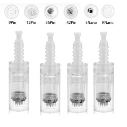 Round nano needle - tip - cartridge - for electric Derma PenSkin