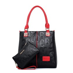 Luxurious shoulder bag - large capacity - set with a walletSets