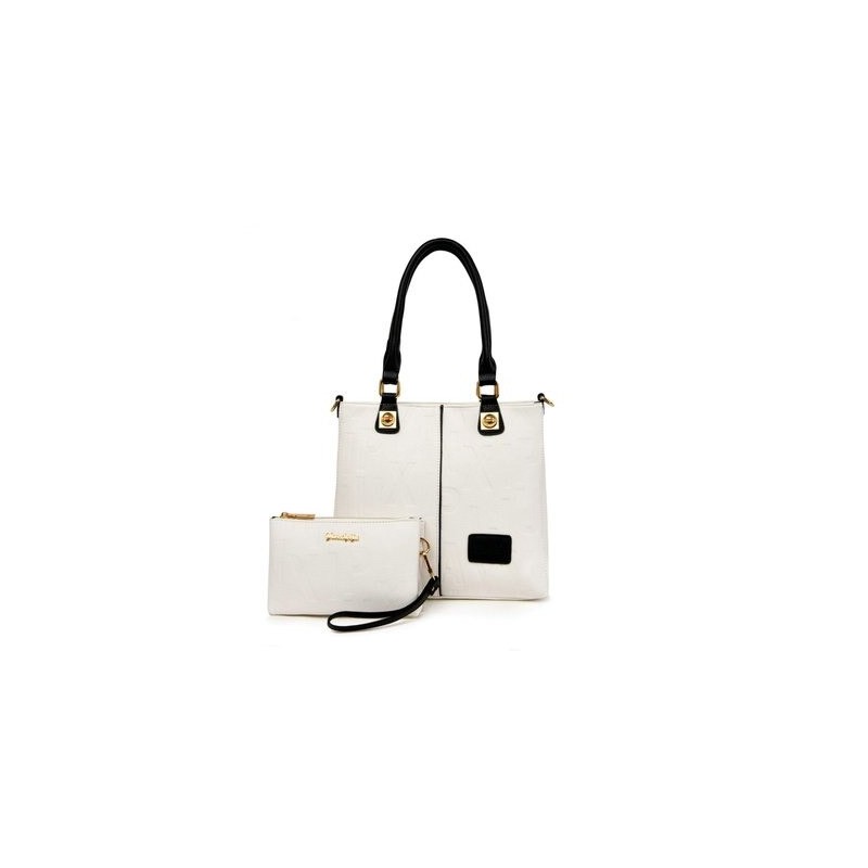 Luxurious shoulder bag - large capacity - set with a walletSets