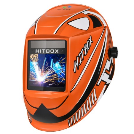 HITBOX - welding helmet - auto darkening - true color - Solar lithium - DIN4/5-9/9-13 1/1/1/2Helmets