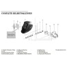 Welding helmet - auto darkening - solar battery operated - MIG TIG - DIN 4 - DIN 16 - red eagleHelmets