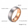 Tungsten carbide ring - rose goldRings
