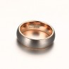 Tungsten carbide ring - rose goldRings