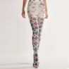Halloween tights - playing cards print - greyLingerie
