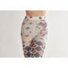 Halloween tights - playing cards print - greyLingerie