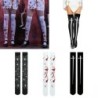 Halloween knee socks - over knee - blood - spider web - cross - bonesHalloween & Party