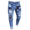Stretchy ripped - biker Jeans - Slim Fit DenimPants