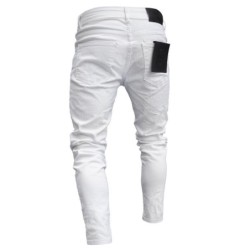 Stretchy ripped - biker Jeans - Slim Fit DenimPants