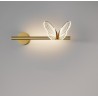 Modern acrylic lamp - wall mounted - LED - with butterfliesWall lights