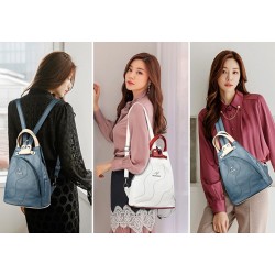 Multifunctional shoulder bag - backpack - anti-theft zippersBackpacks