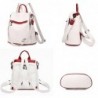 Multifunctional leather backpack - shoulder bag - anti-theft zippers - large capacity - kangaroo logoBackpacks