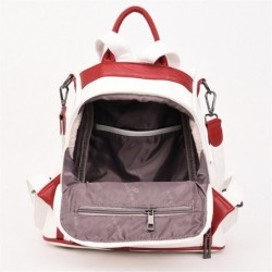Multifunctional leather backpack - shoulder bag - anti-theft zippers - large capacity - kangaroo logoBackpacks
