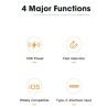 Magnetic wireless charger - fast charging - with bracket - USB C - for IPhone 12 Pro / SamsungChargers