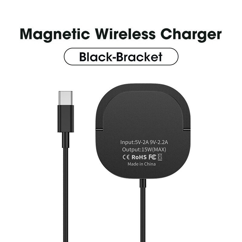 Magnetic wireless charger - fast charging - with bracket - USB C - for IPhone 12 Pro / SamsungChargers