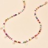 Colorful bead short necklace - with starsNecklaces