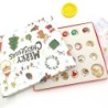 Christmas advent calendar - with jewelry - bracelet making kit - earringsChristmas